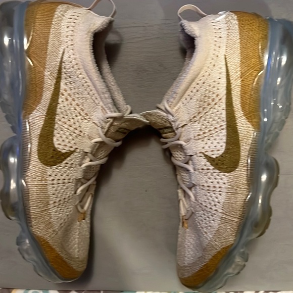 🔥NIKE VAPORMAX HEMP/TAN/GOLD FLYNIT 2.0 SUPER RARE HIPPIECORE - Picture 4 of 8
